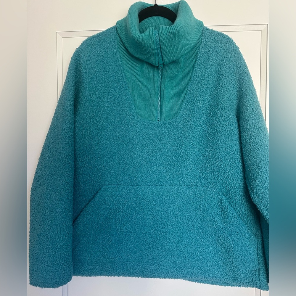Lands’ End Boucle Pullover Sweater